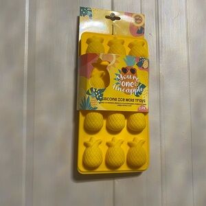 Pineapples Ice Cube Trays (2-Pack) - Silicone - Dishwasher Safe - Evriholder